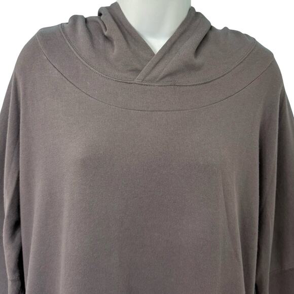 Intimately Free People Gray Kicking Around Tunic Hoodie Dress Pockets size S - Picture 9 of 10